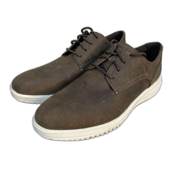 Cole Haan Grand+ Plain Toe Oxford Men 8.5 Dress Shoes Brown Riverstone C40389 main image 4